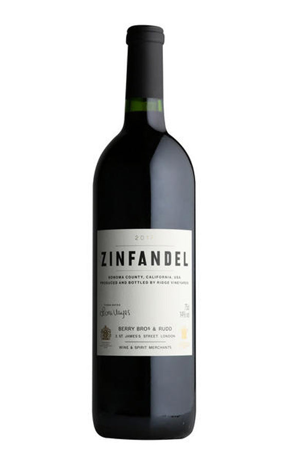 2018 Berry Bros. & Rudd Zinfandel by Ridge Vineyards, Sonoma County, California