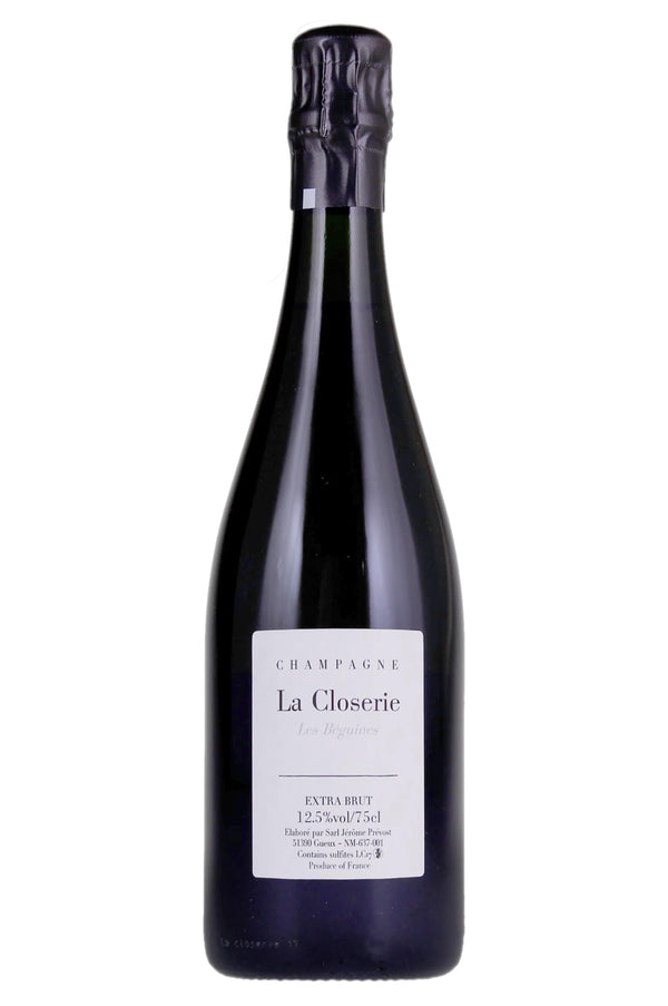 Champagne La Closerie, Jérôme Prévost, Les Béguines, Extra Brut
