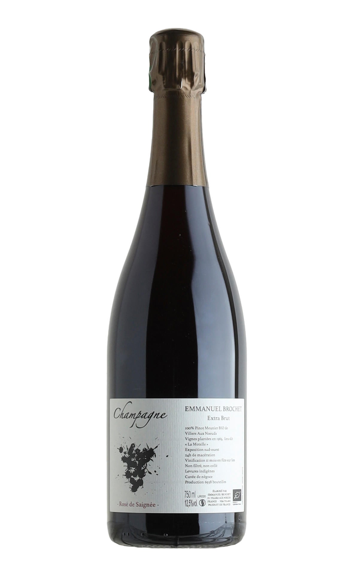 Champagne Emmanuel Brochet, Rosé de Saignee, Extra Brut