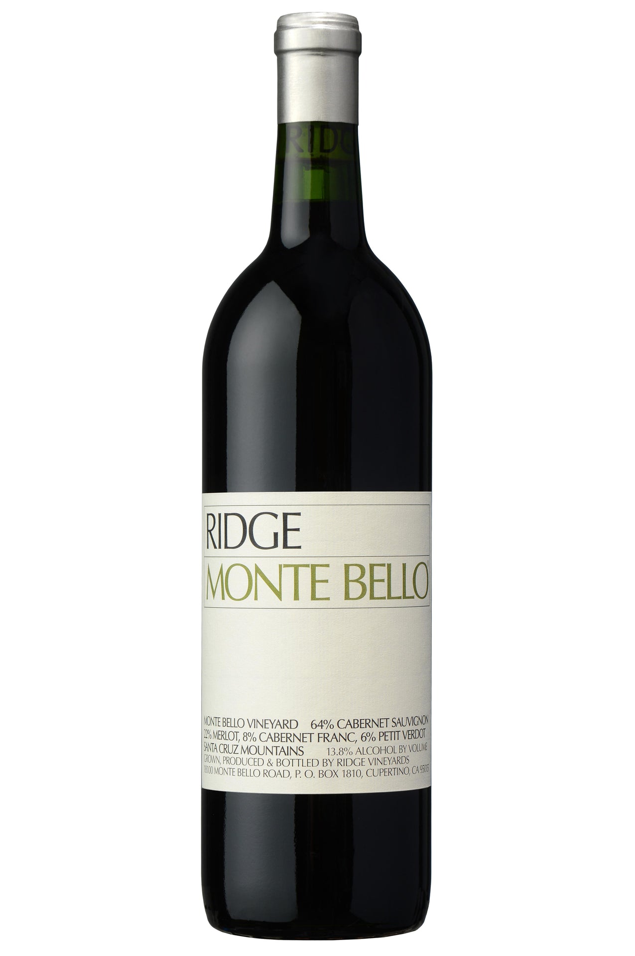2009 Ridge Vineyards, Monte Bello, Santa Cruz Mountains, California, USA