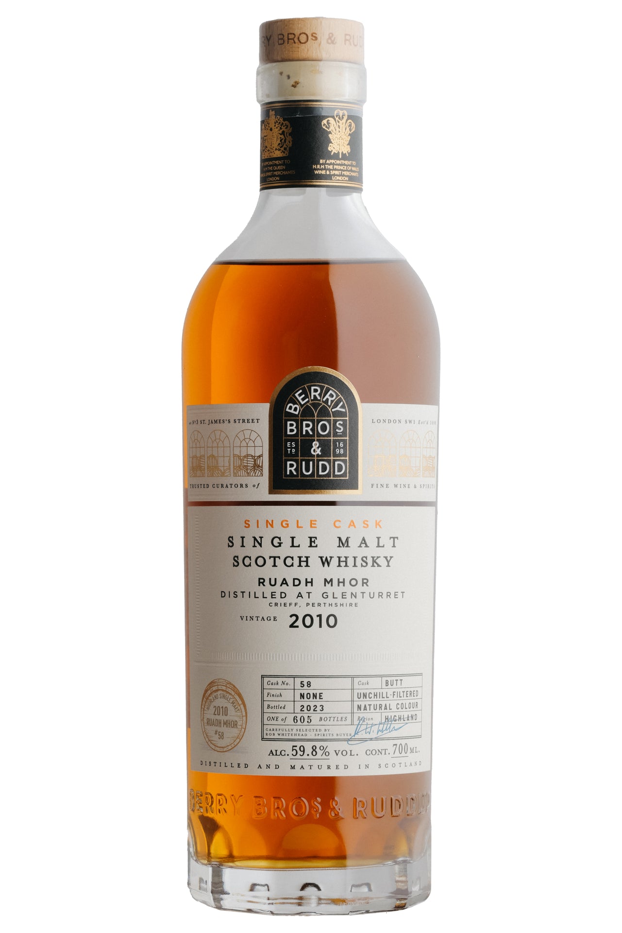 2010 Berry Bros. & Rudd Ruadh Mhor, Cask Ref. 58, Highland, Single MaltScotch Whisky (59.8%)