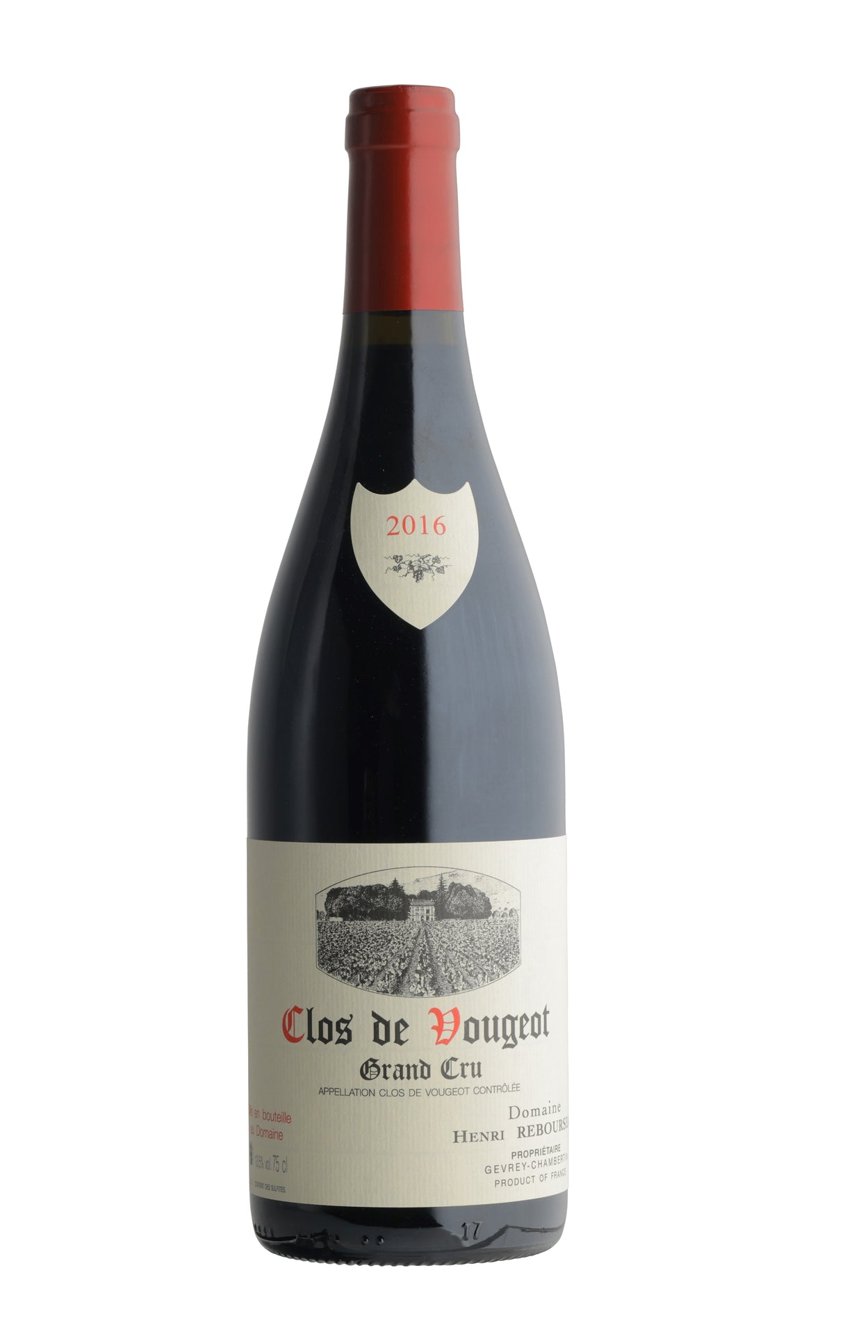2016 Clos de Vougeot, Grand Cru, Domaine Henri Rebourseau, Burgundy