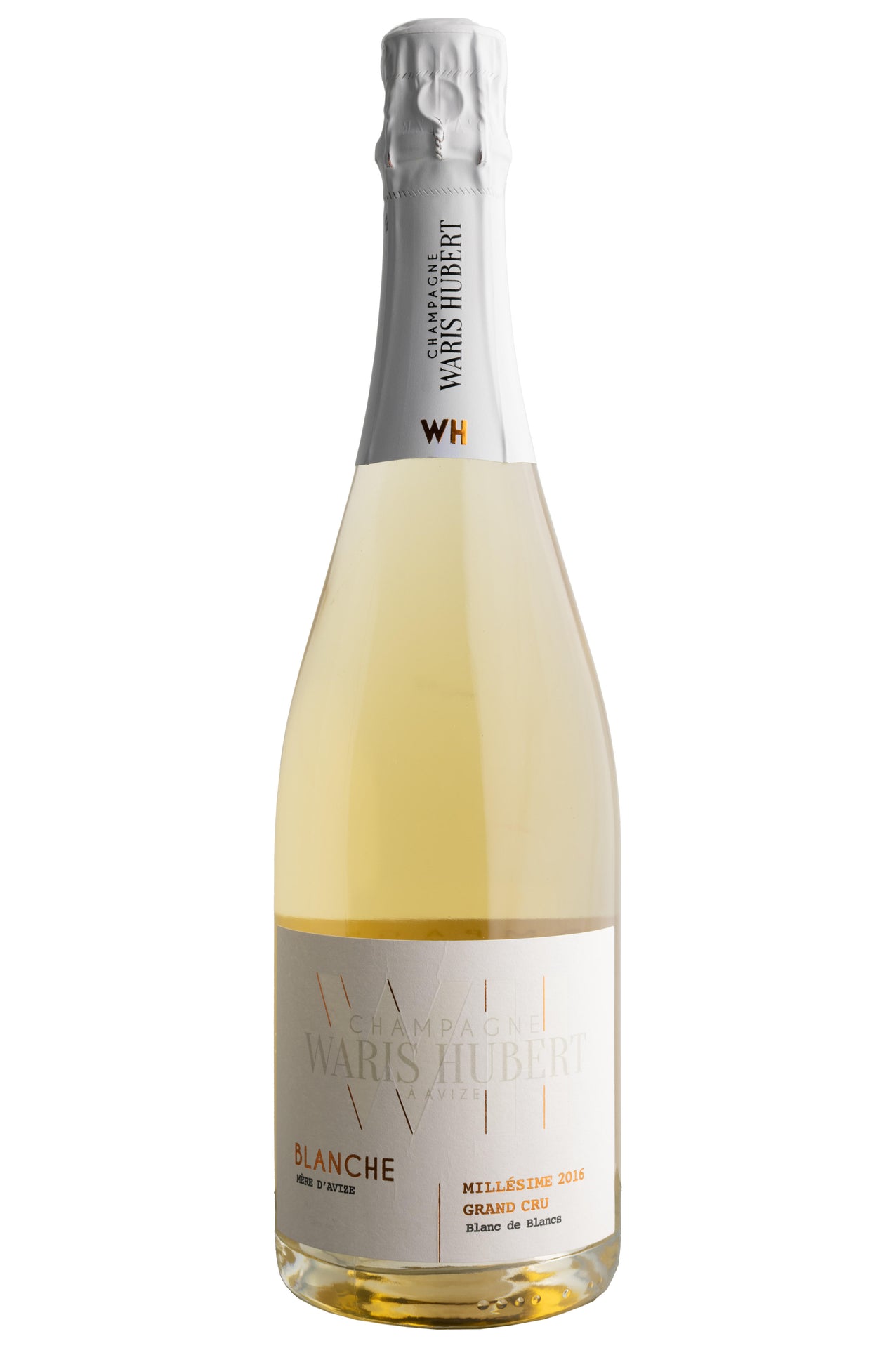 2017 Champagne Waris Hubert, Blanche, Blanc de Blancs, Grand Cru, Avize, Extra Brut (Gift Box)
