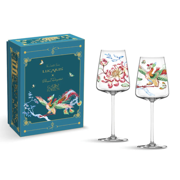 Complimentary upon HK$4,680 spending: Lucaris Golden Horizon Muse Universal Ruby Phoenix & Humming Bird Gift Set