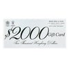 HK$2,000 Gift Card