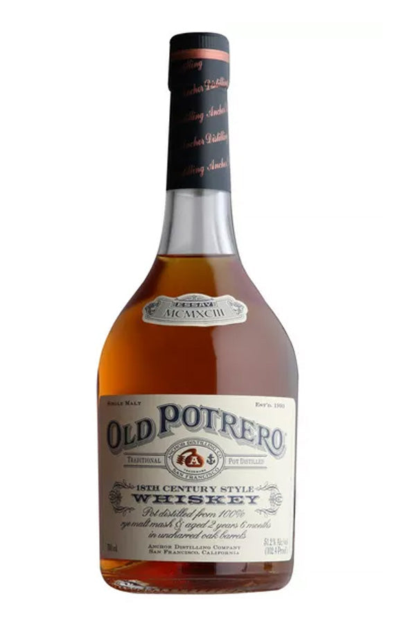 Old Potrero 18th Century Style Pot Distilled Whiskey Single Malt, 51.2%